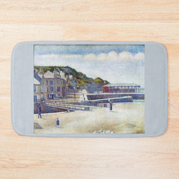 Item preview, Harbour and Guays at Port-en-Bessin Georges Seurat Art designed and sold by ArtUnova.