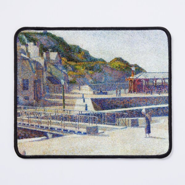 Item preview, Harbour and Guays at Port-en-Bessin Georges Seurat Art designed and sold by ArtUnova.