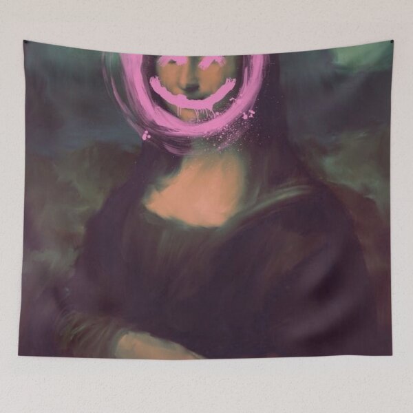 Item preview, Graffiti Mona Lisa Smile designed and sold by Grind107.