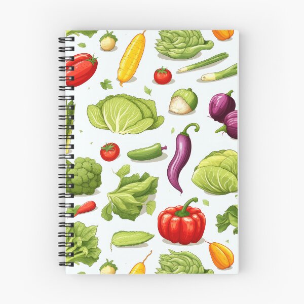 Item preview, Fresh Vegetable seamless pattern designed and sold by CoolCrazyQuirky.