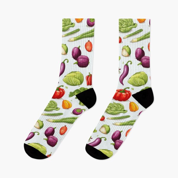 Item preview, Fresh Vegetable seamless pattern designed and sold by CoolCrazyQuirky.