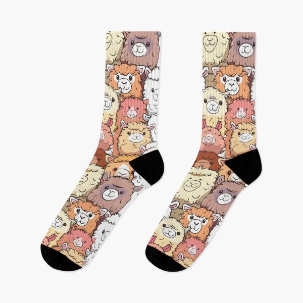 Item preview, Cute Alpaca seamless pattern designed and sold by CoolCrazyQuirky.