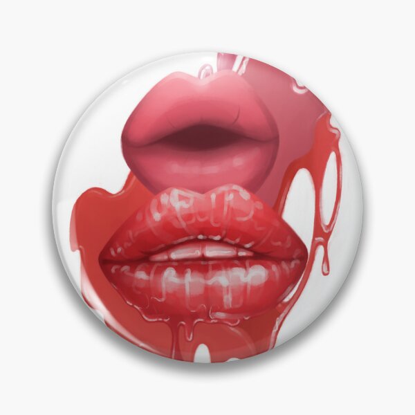 Item preview, Mouths with flowing lipsticks designed and sold by Ekaterina Glazkova.