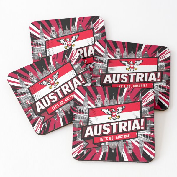Item preview, Austria at The Football / Soccer European Championships 2024 designed and sold by Midnight Veil Designs.