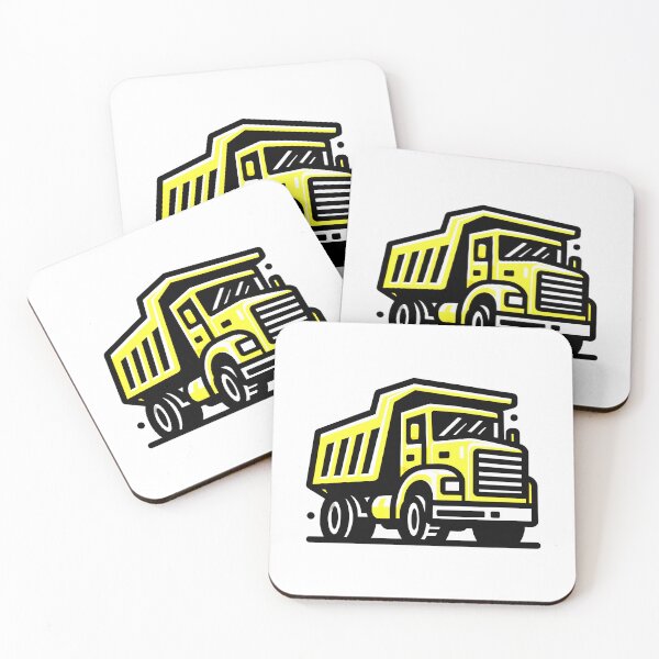 Item preview, Yellow Giant: A Mighty Yellow Dump Truck in Bold Detail designed and sold by SplashTastic.
