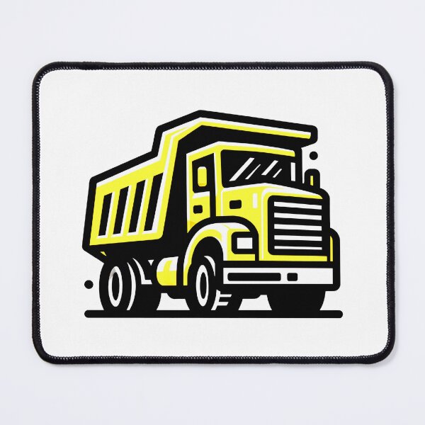 Item preview, Yellow Giant: A Mighty Yellow Dump Truck in Bold Detail designed and sold by SplashTastic.