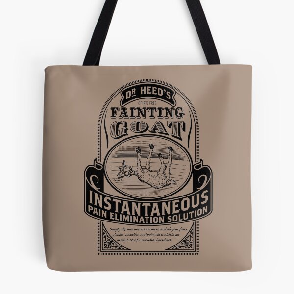 Item preview, Fainting Goat Pain Solution in Black designed and sold by Radial Designs.