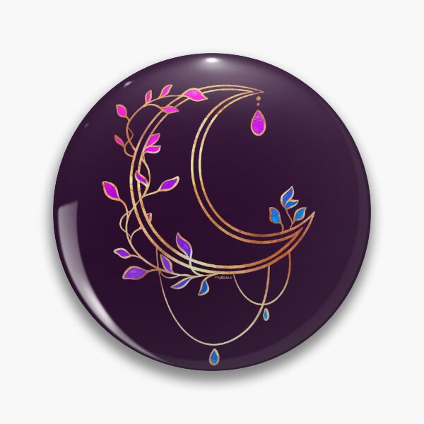 Item preview, Subtle Pride Moon - Bisexual designed and sold by heysoleilart.