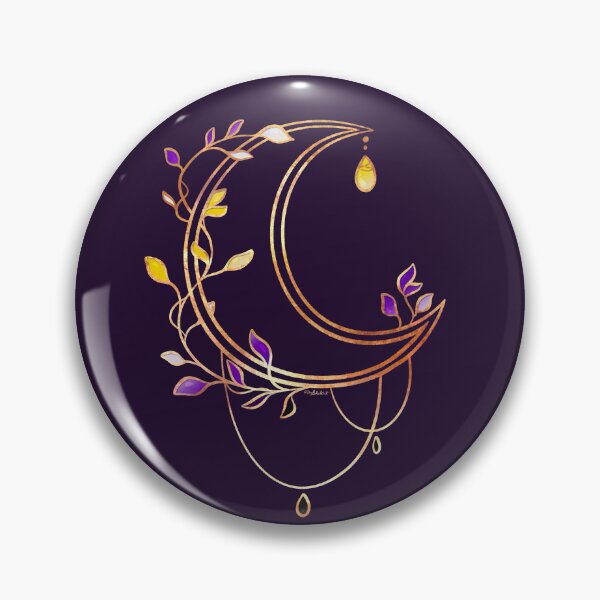 Item preview, Subtle Pride Moon - Non-Binary designed and sold by heysoleilart.
