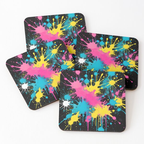 Item preview, Paint splatter, splats, abstract graffiti wall art 02 designed and sold by HardToFindMerchandise.