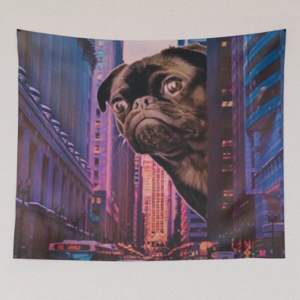 Item preview, Pug in the City designed and sold by Grind107.
