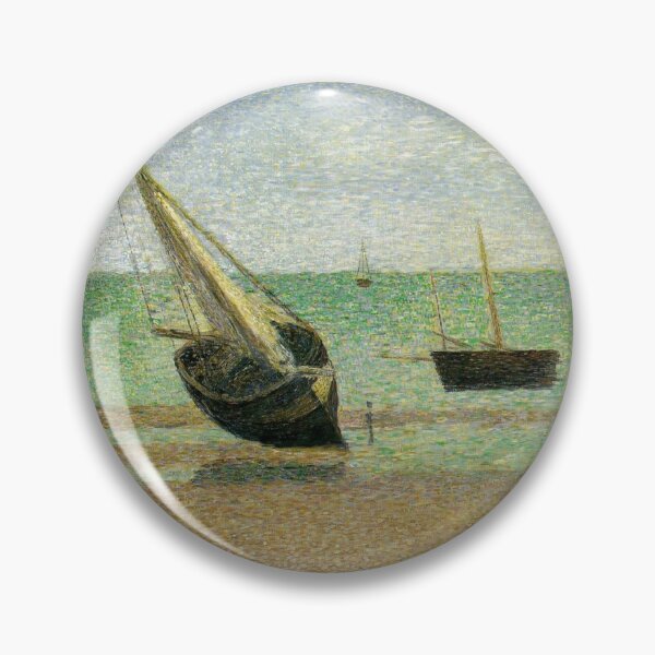 Item preview, Low Tide at Grandcamp Georges Seurat painting designed and sold by ArtUnova.
