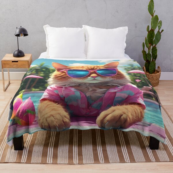Item preview, Cool cat in the pool, summer vibes designed and sold by Eve Orea.