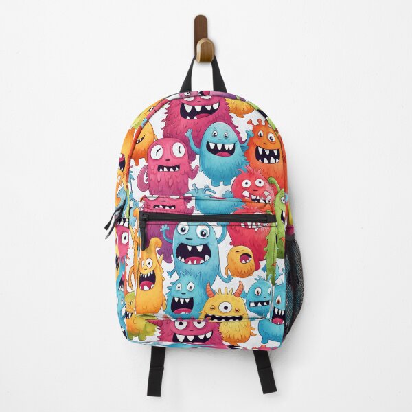 Item preview, cute monsters seamless pattern designed and sold by CoolCrazyQuirky.