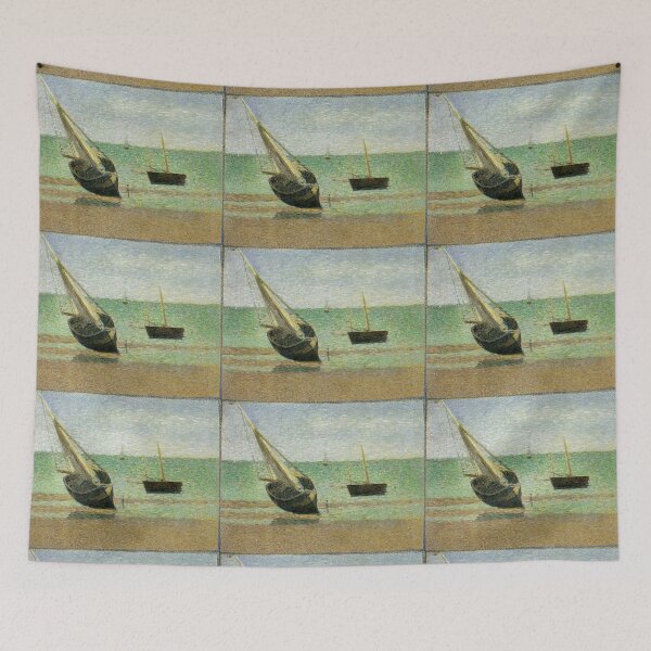 Item preview, Low Tide at Grandcamp Georges Seurat painting designed and sold by ArtUnova.