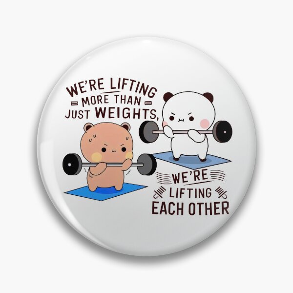 Item preview, Bubu & Dudu Lifting Each Other In Full of Love, - We're lifting more than just weights, we're lifting each other. designed and sold by FEBRICAST.
