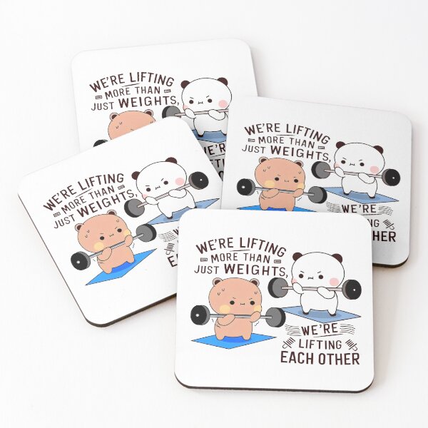 Item preview, Bubu & Dudu Lifting Each Other In Full of Love, - We're lifting more than just weights, we're lifting each other. designed and sold by FEBRICAST.