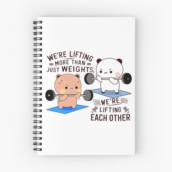 Item preview, Bubu & Dudu Lifting Each Other In Full of Love, - We're lifting more than just weights, we're lifting each other. designed and sold by FEBRICAST.