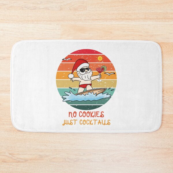 Item preview, No Cookies Just Cocktails Funny Santa Summer Christmas In July designed and sold by thebest-2studio.