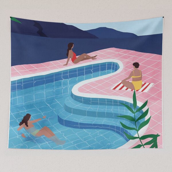 Item preview, pool ladies - maja tomljanovic print designed and sold by jillallenn.
