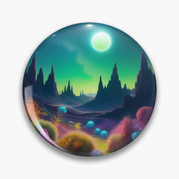 Item preview, Colourful fantasy landscape designed and sold by Rocklights.