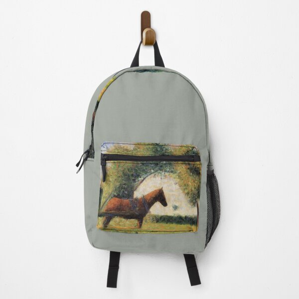 Item preview, Horse and Cart Georges Seurat painting designed and sold by ArtUnova.
