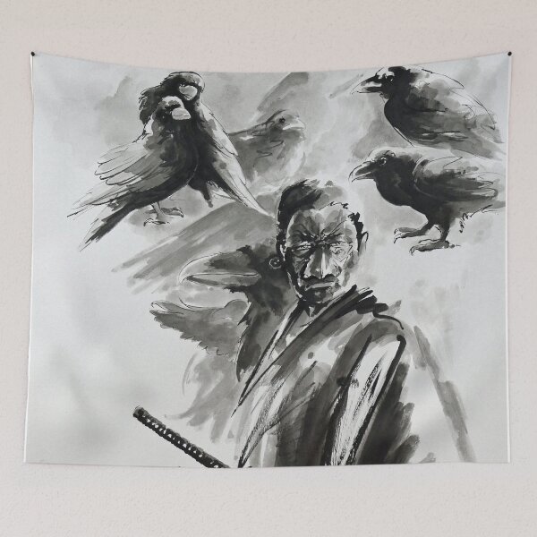 Item preview, Karasu Tengu Painting designed and sold by jillallenn.