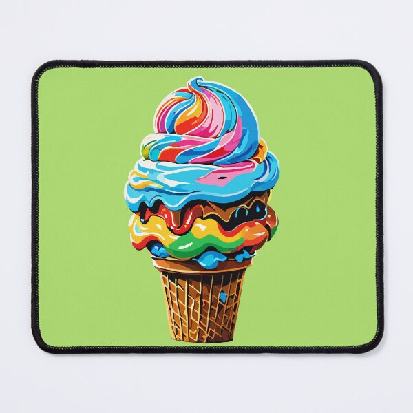 Item preview, Colorful Ice Cream Cone designed and sold by CrazySweets.