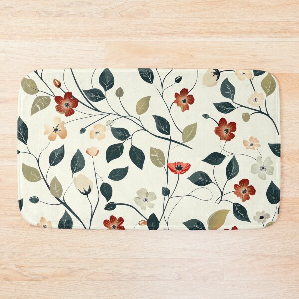 Item preview, Floral Pattern 5 flowers design designed and sold by LD ART.