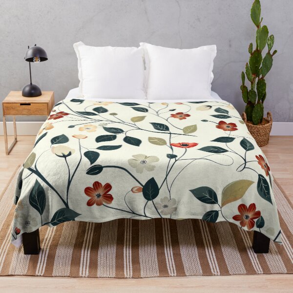 Item preview, Floral Pattern 5 flowers design designed and sold by LD ART.