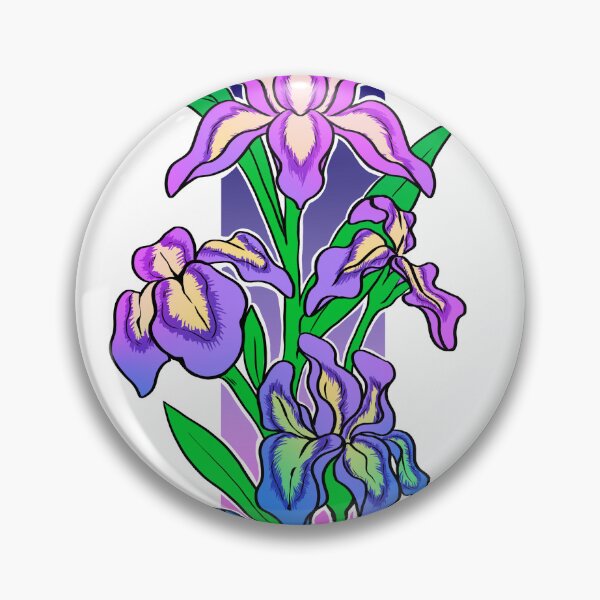 Item preview, Vertical Irises designed and sold by ClandestineArts.