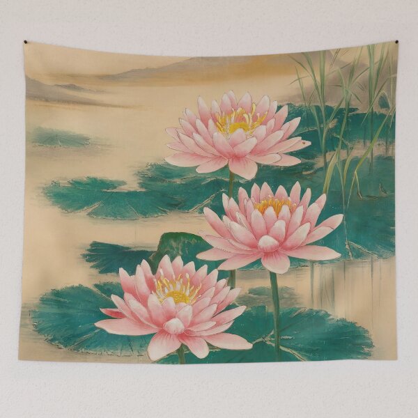 Item preview, Inspired By Ohara Koson Water Lily designed and sold by Tamas Das.