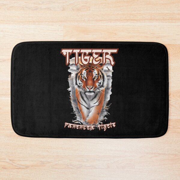 Item preview, TIGER panthera tigris groovy Indian style font and nature design designed and sold by Jt41.