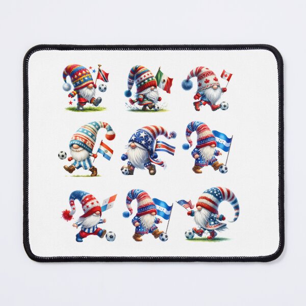 Item preview, Copa America cute Gnomes designed and sold by Suganya26.