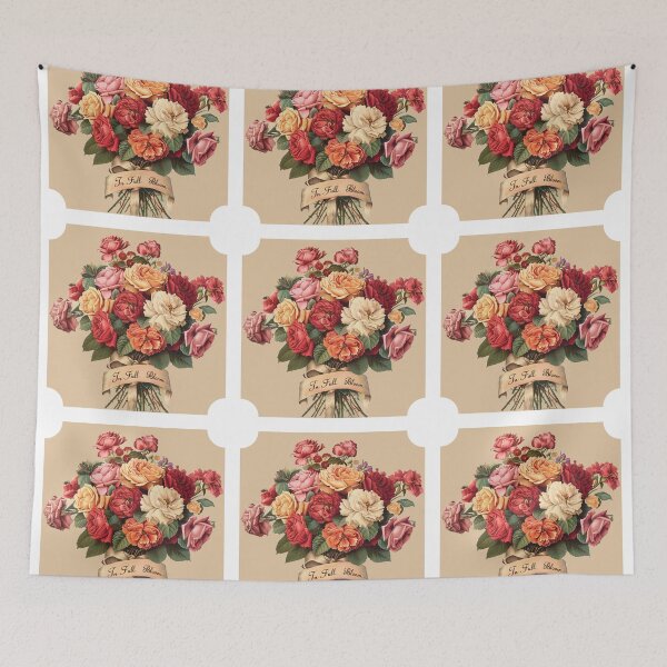 Item preview, Vintage Floral Bouquet - In Full Bloom designed and sold by Luna-Artistry.