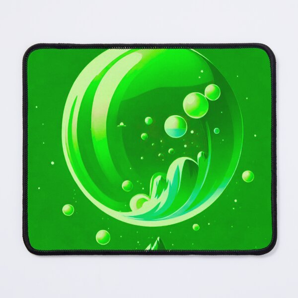 Item preview, Emerald Sphere: Green Bubble Over Mountains designed and sold by GrizzlyCollective.