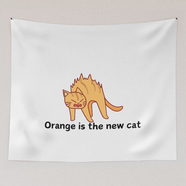Item preview, Cute Funny Orange Cat Angry designed and sold by Coldhand34.