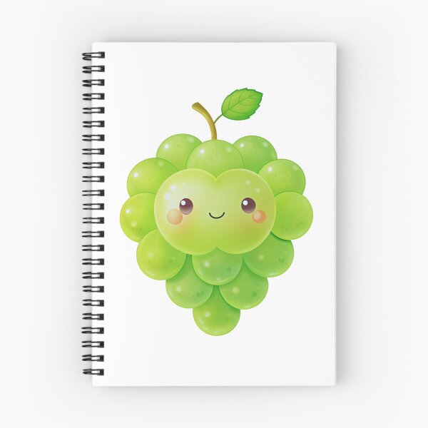 Item preview, Giggly Green Grapes: Kawaii Smiles Collection designed and sold by JAMESAMORN.