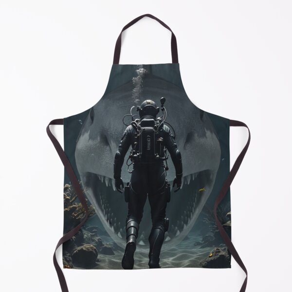 Item preview, Lost Diver Facing Megalodon designed and sold by DifferentPOV.