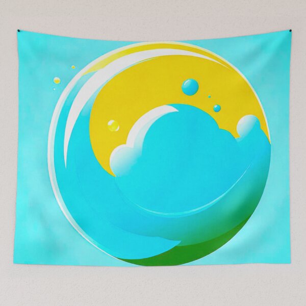 Item preview, Sunny Bubble: Cloud and Sun Encapsulated designed and sold by GrizzlyCollective.