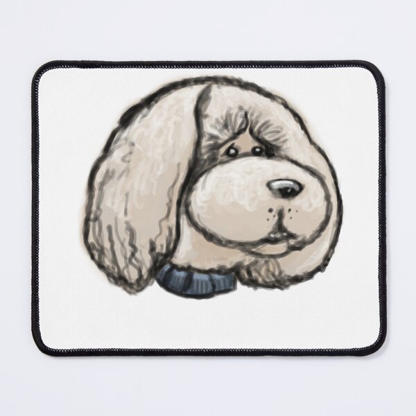 Item preview, Cream-Colored Poodle Head Sticker designed and sold by CreateForDogs.