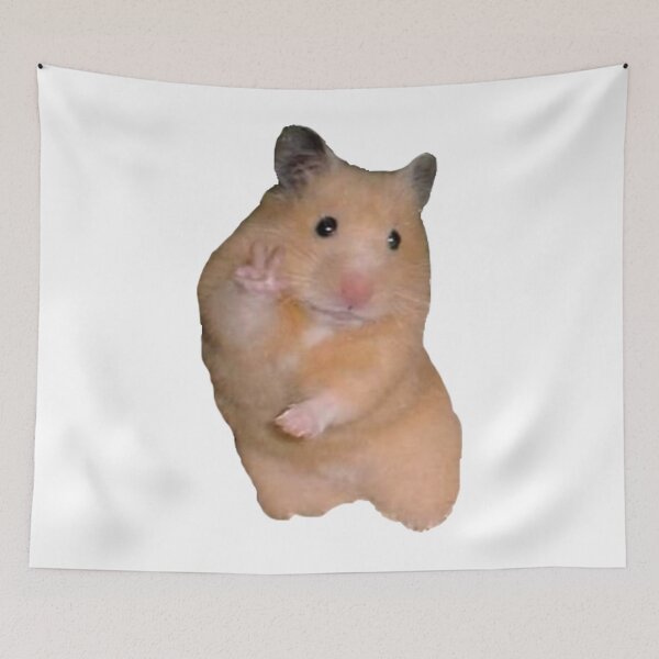 Item preview, Funny Peace Hamster Meme designed and sold by SateJamurr.