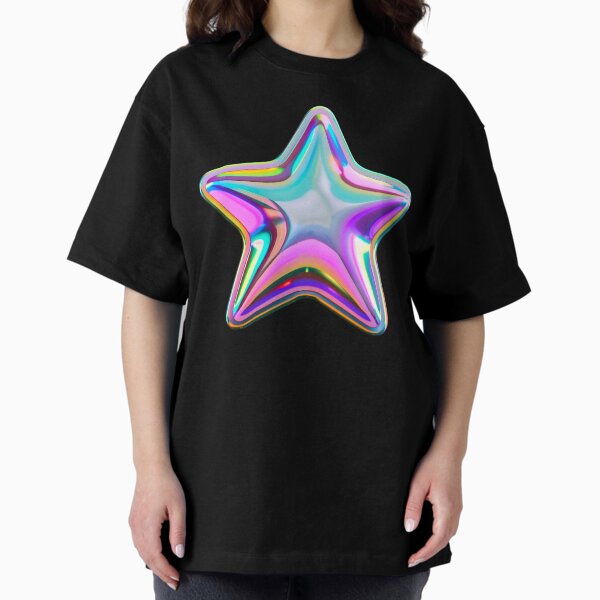 Inspect New Holographic Star Oversized T-Shirt