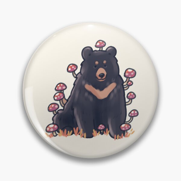 Item preview, Cute Black bear drawing  designed and sold by Artofmayara.
