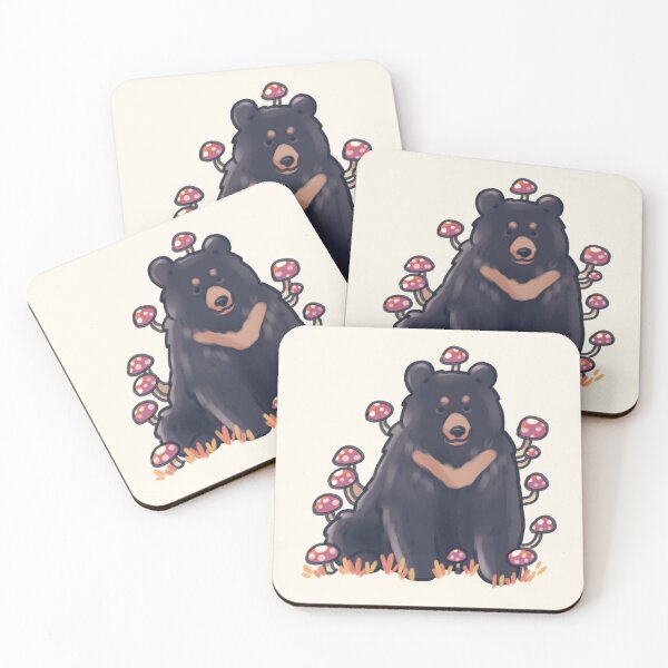 Item preview, Cute Black bear drawing  designed and sold by Artofmayara.