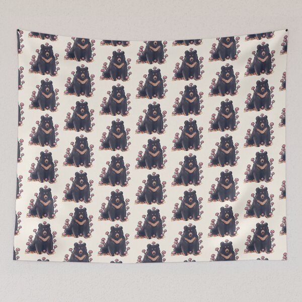 Item preview, Cute Black bear drawing  designed and sold by Artofmayara.