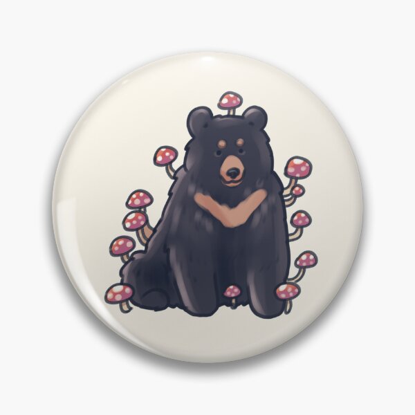 Item preview, Cute Black bear art  designed and sold by Artofmayara.