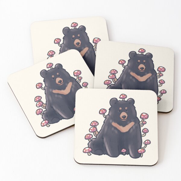 Item preview, Cute Black bear art  designed and sold by Artofmayara.