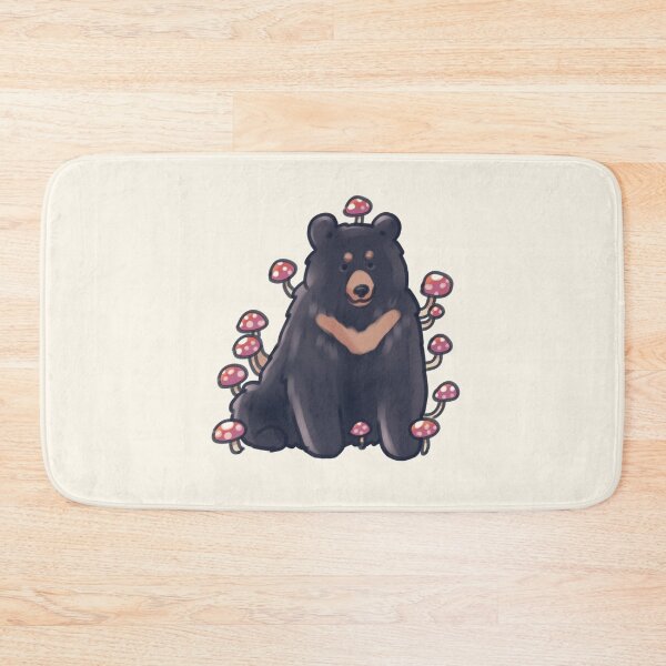 Item preview, Cute Black bear art  designed and sold by Artofmayara.