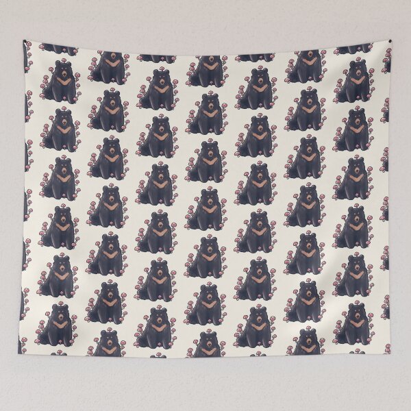 Item preview, Cute Black bear art  designed and sold by Artofmayara.